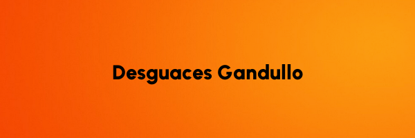 Logo Desguaces Gandullo