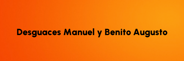 Logo Desguaces Manuel y Benito Augusto